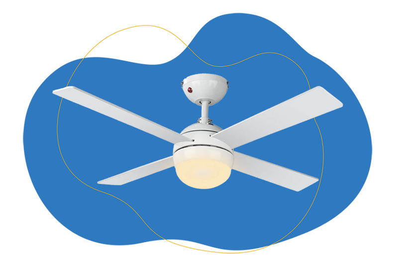 LED-Lampe mit integriertem Ventilator